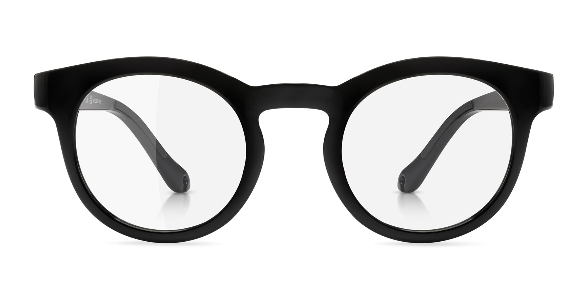Ottica Mondello Roma - Alba Optics - 8050054517193 - ANVMA V.02 - BLACK RX - Tr90 - shape Panto - Black - EYEWEAR - EYEGLASSES - Unisex,Uomo,Donna,Women,Men - lens Clear - Made In Italy