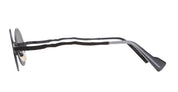 Ottica Mondello Roma - Kuboraum - KRSZ17BM0000002Y - MASK Z17 - BLACK MATT - metal, acetate - shape  Round - Black - EYEWEAR - SUNGLASSES - Uomo,Men - lens dark grey - Made In Italy