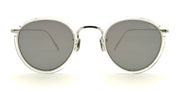Ottica Mondello Roma - Eyevan - 717-E-46-2030-BK - 717 - 2030 CRYSTAL / GREY LENS - titanium, acetate - shape Round - crystal, silver - EYEWEAR - SUNGLASSES - Unisex,Uomo,Donna,Women,Men - lens Grey - Made In Japan