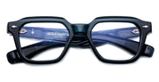 Ottica Mondello Roma - Jacques Marie Mage - JMMPTRX-9F - TOMLIN - INDIGO RX - Acetate - shape Squared - blue - EYEWEAR - EYEGLASSES - Unisex,Uomo,Donna,Women,Men - lens Clear - Made In Japan