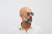 Ottica Mondello Roma - Mykita - 10081983 - ANGUS - SILVER / WHITE RX - stainless steel - shape  - Silver - EYEWEAR - SUNGLASSES - Uomo,Men - lens  - Made In Germany