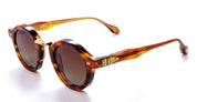 Ottica Mondello Roma - Daizo - AHMB-R001e-RC1-BG01 - YUZU - red cedar / brown gradient lens - Acetate, titanium - shape Round - brown - EYEWEAR - SUNGLASSES - Unisex,Uomo,Donna,Women,Men - lens Gradient brown - Made In Japan