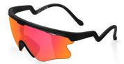 Ottica Mondello Roma - Alba Optics - 8050054518596 - DELTA LEI - BLACK / VZUM F-LENS FIRE - Tr90 - shape Mask - Black - EYEWEAR - SUNGLASSES - Unisex,Uomo,Donna,Women,Men - lens red - Made In Italy