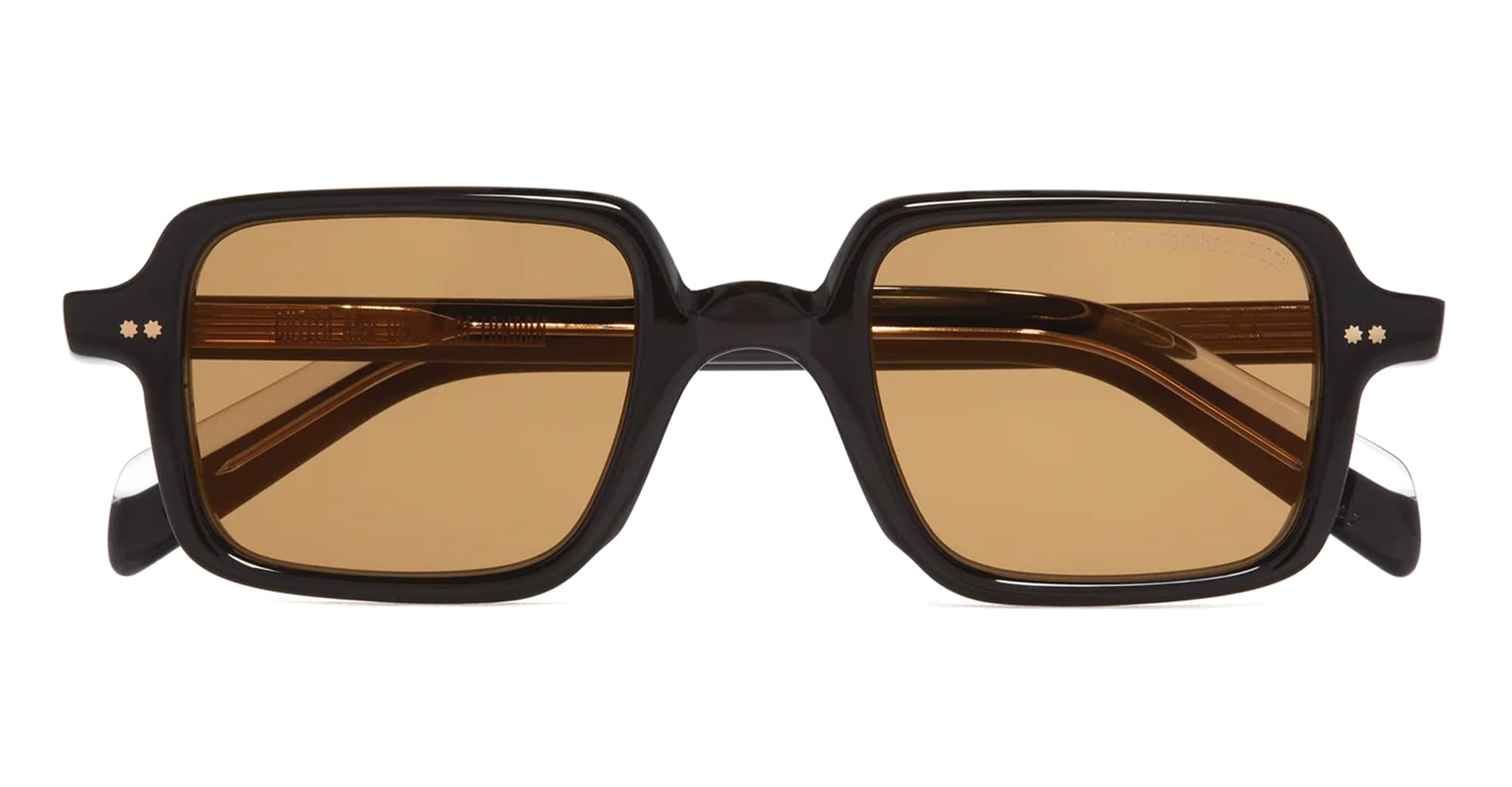 Ottica Mondello Roma - Cutler and Gross - CGSN-GR02-48-01 - GR02 - BLACK - Acetate - shape Rectangular - blue - EYEWEAR - SUNGLASSES - Unisex,Uomo,Donna,Women,Men - lens Brown - Made In Italy