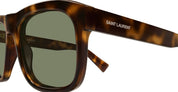Ottica Mondello Roma - Saint Laurent - SL 558-011 - SL 558-011 - HAVANA - Acetate - shape Squared - Havana - EYEWEAR - SUNGLASSES - Unisex,Uomo,Donna,Women,Men - lens Green - Made In Italy