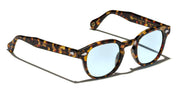 Ottica Mondello Roma - Moscot - OR-LMB2-S46242002-TF - LEMTOSH (46) - TORTOISE / CUSTOM BELAIR BLUE LENS - Acetate - shape Classic - Tortoise - EYEWEAR - SUNGLASSES - Unisex,Uomo,Donna,Women,Men - lens Blue - Made In China