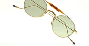 Ottica Mondello Roma - Jacques Marie Mage - JMMDS-18F - DASAN - GENEVA - Titanium - shape Aviator - Gold - EYEWEAR - SUNGLASSES - Unisex,Uomo,Donna,Women,Men - lens light bottle green - Made In Japan