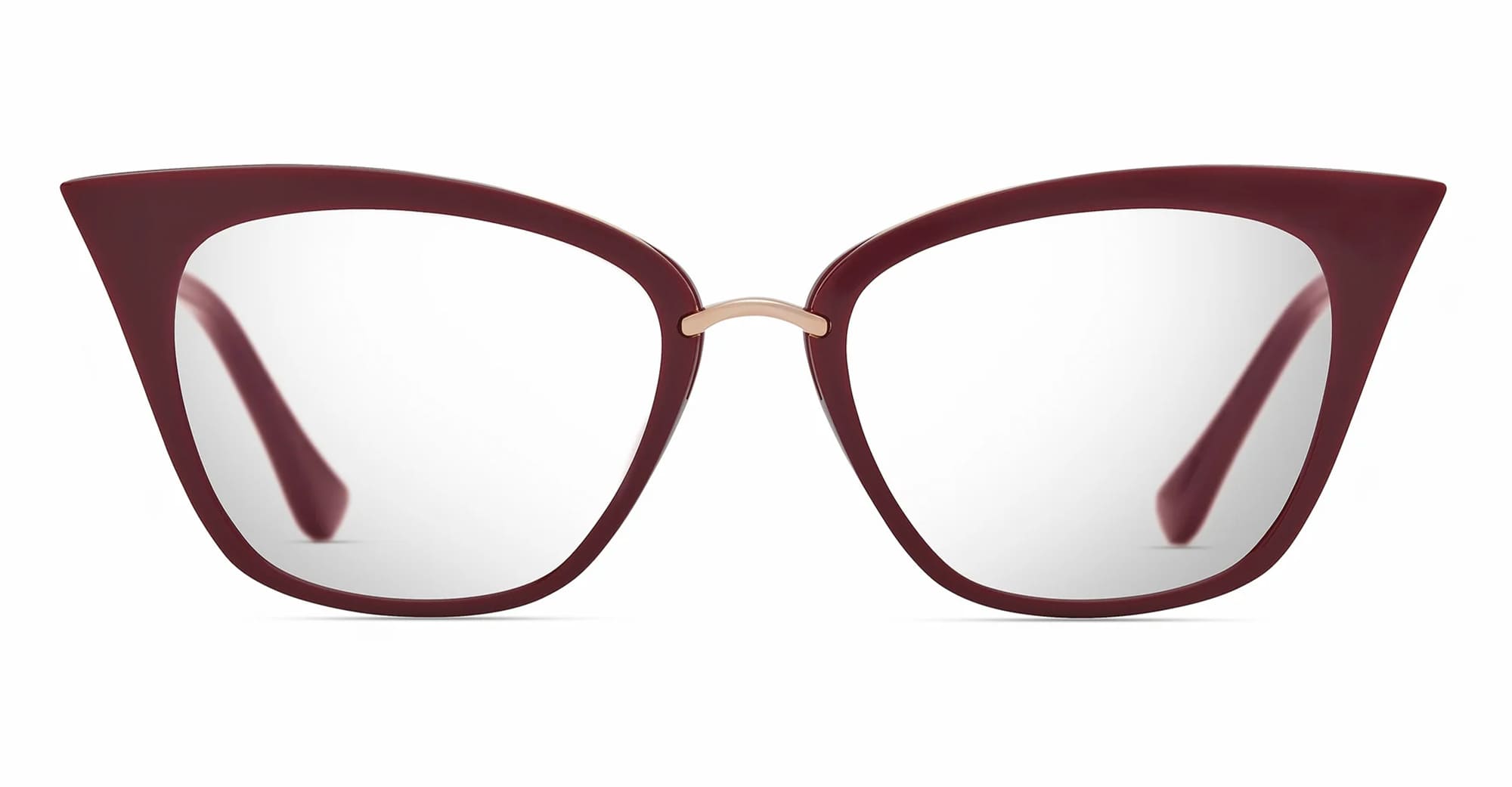  ROSE GOLD RX - Acetate, titanium - shape Cat-eye - brown, gold - EYEWEAR - EYEGLASSES - Donna,Women - lens Clear - Made In Japan