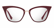 Ottica Mondello Roma - DITA - DRX-3031-F-MAR-ROS-51 - REBELLA - MAROON / ROSE GOLD RX - Acetate, titanium - shape Cat-eye - brown, gold - EYEWEAR - EYEGLASSES - Donna,Women - lens Clear - Made In Japan