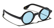Ottica Mondello Roma - Moscot - OR-ZOL-S42280200-23 - ZOLMAN - BLACK / BLUE LENS - Acetate - shape  - Black - EYEWEAR - SUNGLASSES - Unisex,Uomo,Donna,Women,Men - lens  - Made In China