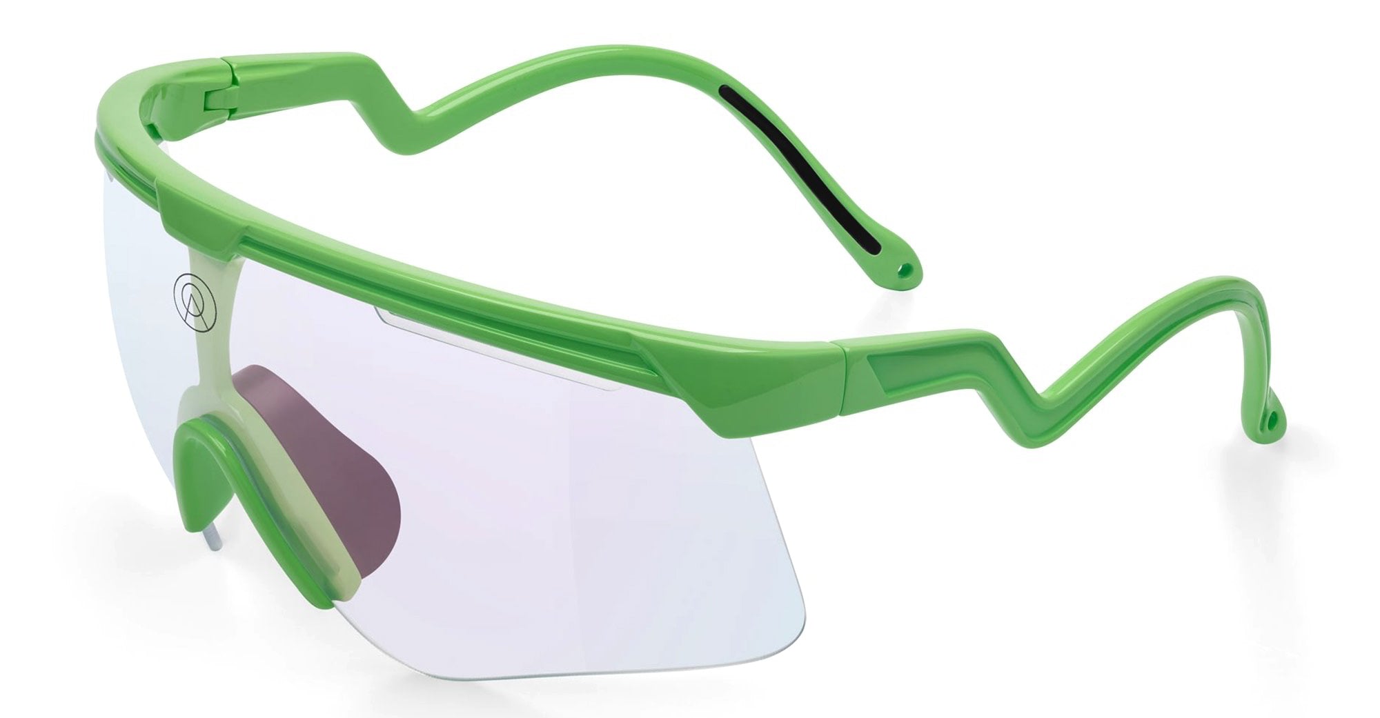 Ottica Mondello Roma - Alba Optics - 8050054518435 - DELTA - PISTACHIO / VZUM F-LENS FIRE - Tr90 - shape Mask - green - EYEWEAR - SUNGLASSES - Unisex,Uomo,Donna,Women,Men - lens red - Made In Italy