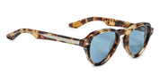 Ottica Mondello Roma - Jacques Marie Mage - JMMHA-8B - HATFIELD - HAVANA 8 - Acetate - shape Aviator - Havana - EYEWEAR - SUNGLASSES - Uomo,Men - lens Blue - Made In Japan