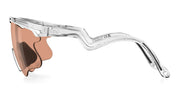 Ottica Mondello Roma - Alba Optics - 8050054518688 - DELTA LEI - CRYSTAL / VZUM SALMON - Tr90 - shape Mask - transparent - EYEWEAR - SUNGLASSES - Unisex,Uomo,Donna,Women,Men - lens Pink - Made In Italy