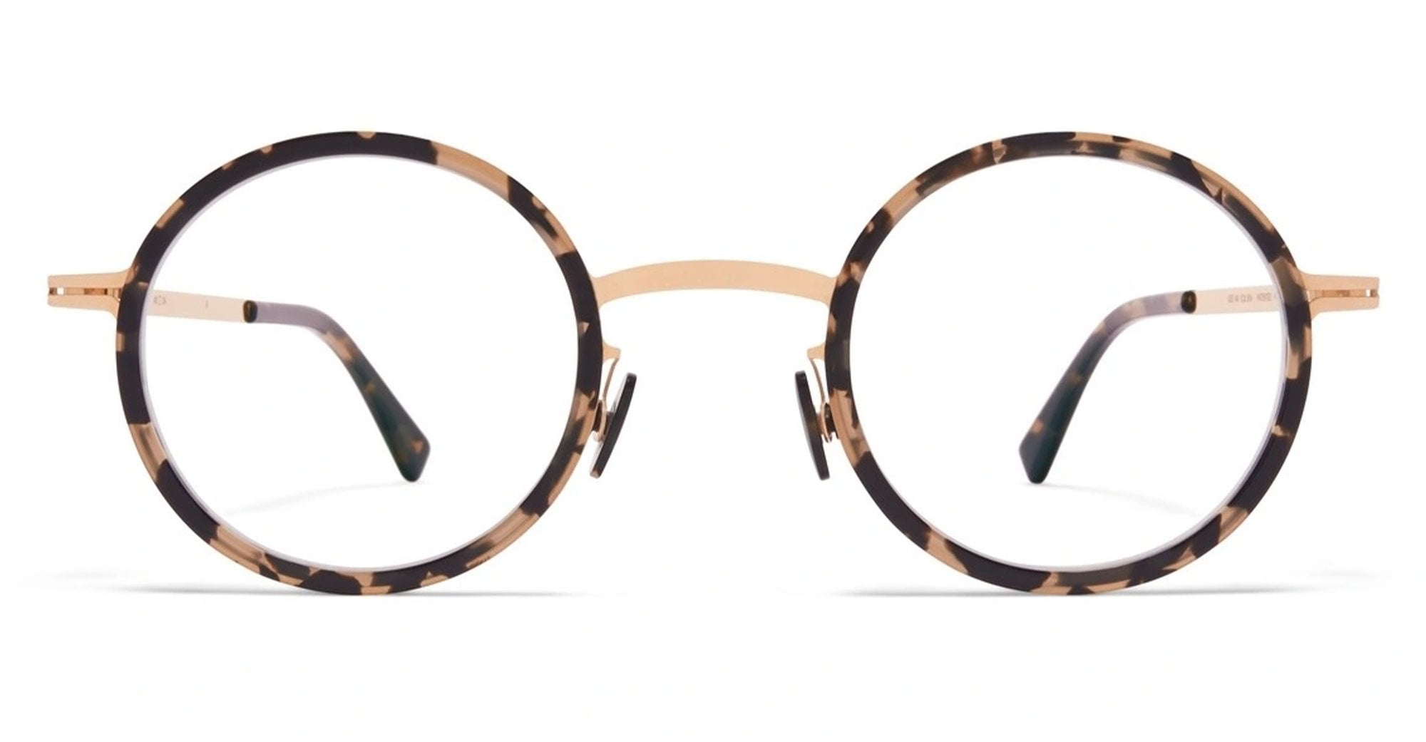  ANTIGUA RX - stainless steel - shape Round - gold, tortoise - EYEWEAR - EYEGLASSES - Unisex,Uomo,Donna,Women,Men - lens Clear - Made In Germany