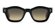 Ottica Mondello Roma - T HENRI - AUASH - AURELIA - SHADOWN II - Acetate - shape Squared - Black - EYEWEAR - SUNGLASSES - Unisex,Uomo,Donna,Women,Men - lens gradient yellow - Made In Japan