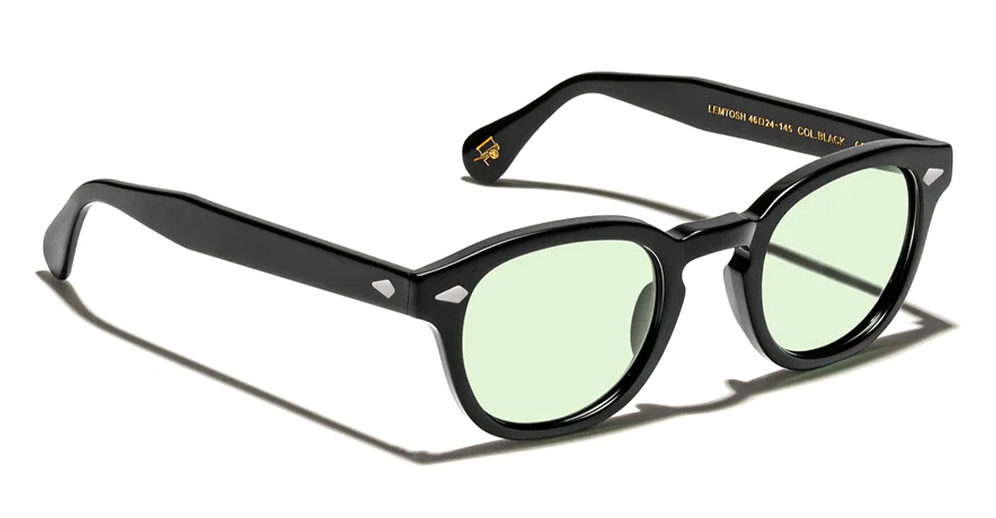  CUSTOM LIMELIGHT LENS - Acetate - shape Classic - Black - EYEWEAR - SUNGLASSES - Unisex,Uomo,Donna,Women,Men - lens Green - Made In China