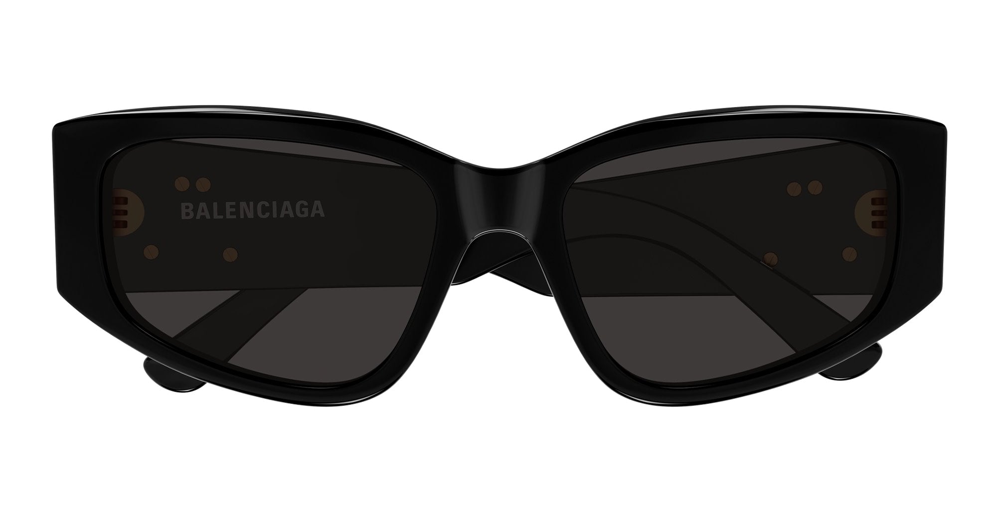  ASIAN SMART FITTING - Acetate - shape Cat-eye - Black - EYEWEAR - SUNGLASSES - Unisex,Uomo,Donna,Women,Men - lens Grey - Made In Italy