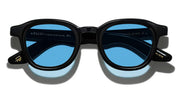 Ottica Mondello Roma - Moscot - OR-DAH-S44240200-TD - DAHVEN  (44) - BLACK / CUSTOM CELEBRITY BLUE LENS - Acetate - shape Panto - Black - EYEWEAR - SUNGLASSES - Unisex,Uomo,Donna,Women,Men - lens Blue - Made In China