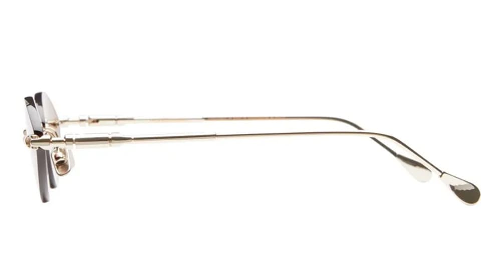 Ottica Mondello Roma - Kuboraum - KRSH65LG0000004Y - MASK H65 LG - LIGHT GOLD - Metal - shape Oval - Gold - EYEWEAR - SUNGLASSES - Unisex,Uomo,Donna,Women,Men - lens Grey - Made In Italy