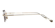 Ottica Mondello Roma - Kuboraum - KRSH65LG0000004Y - MASK H65 LG - LIGHT GOLD - Metal - shape Oval - Gold - EYEWEAR - SUNGLASSES - Unisex,Uomo,Donna,Women,Men - lens Grey - Made In Italy