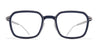 Ottica Mondello Roma - Mykita - 10089250 - ROWAN - INDIGO / MATTE SILVER RX - stainless steel - shape Squared - blue - EYEWEAR - EYEGLASSES - Unisex,Uomo,Donna,Women,Men - lens Clear - Made In Germany