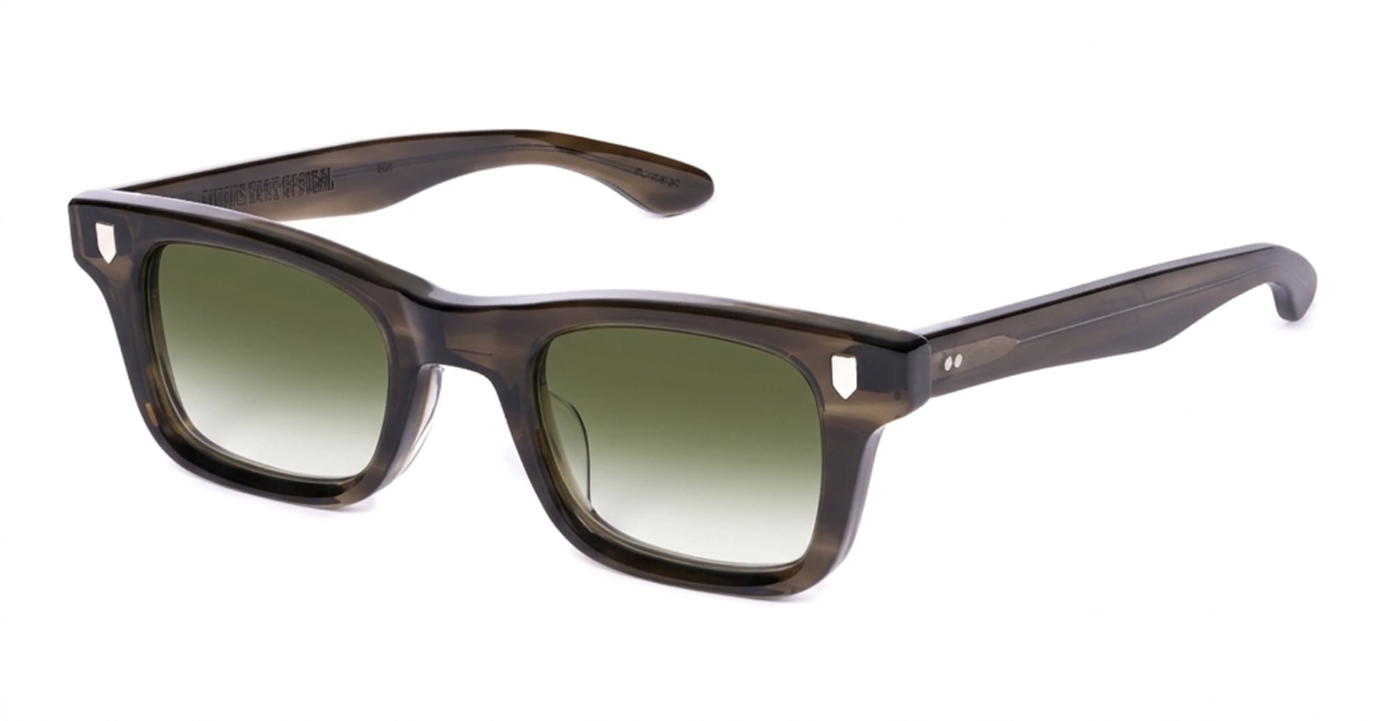 Ottica Mondello Roma - Julius Tart - JTPL-139SP-4B-OLIVE-GRN-GRD - BULLET - OLIVE GREEN SASA / GREEN OLIVE LENS - Acetate - shape Rectnagular - green - EYEWEAR - SUNGLASSES - Unisex,Uomo,Donna,Women,Men - lens Gradient green - Made In Japan