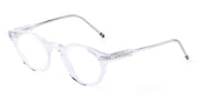 Ottica Mondello Roma - Thom Browne - UEO404A-G0002-000-45 - ROUND - CRYSTAL RX - Acetate - shape Round - transparent - EYEWEAR - EYEGLASSES - Unisex,Uomo,Donna,Women,Men - lens Clear - Made In Japan