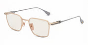 Ottica Mondello Roma - DITA - DTX206-A-02 - LINEAGE.70 - WHITE GOLD / ANTIQUE SILVER RX - Titanium - shape Squared - black, silver - EYEWEAR - EYEGLASSES - Unisex,Uomo,Donna,Women,Men - lens Clear - Made In Japan