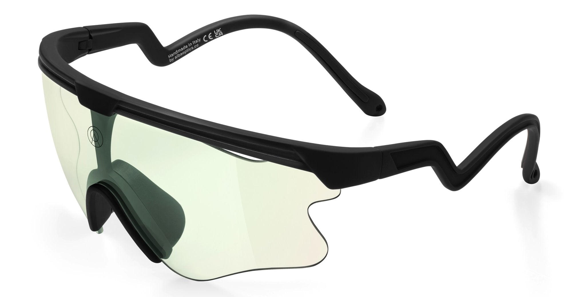 Ottica Mondello Roma - Alba Optics - 8053806717896 - DELTA LEI - BLACK / VZUM F-LENS BTL - Tr90 - shape Mask - Black - EYEWEAR - SUNGLASSES - Unisex,Uomo,Donna,Women,Men - lens blue green - Made In Italy