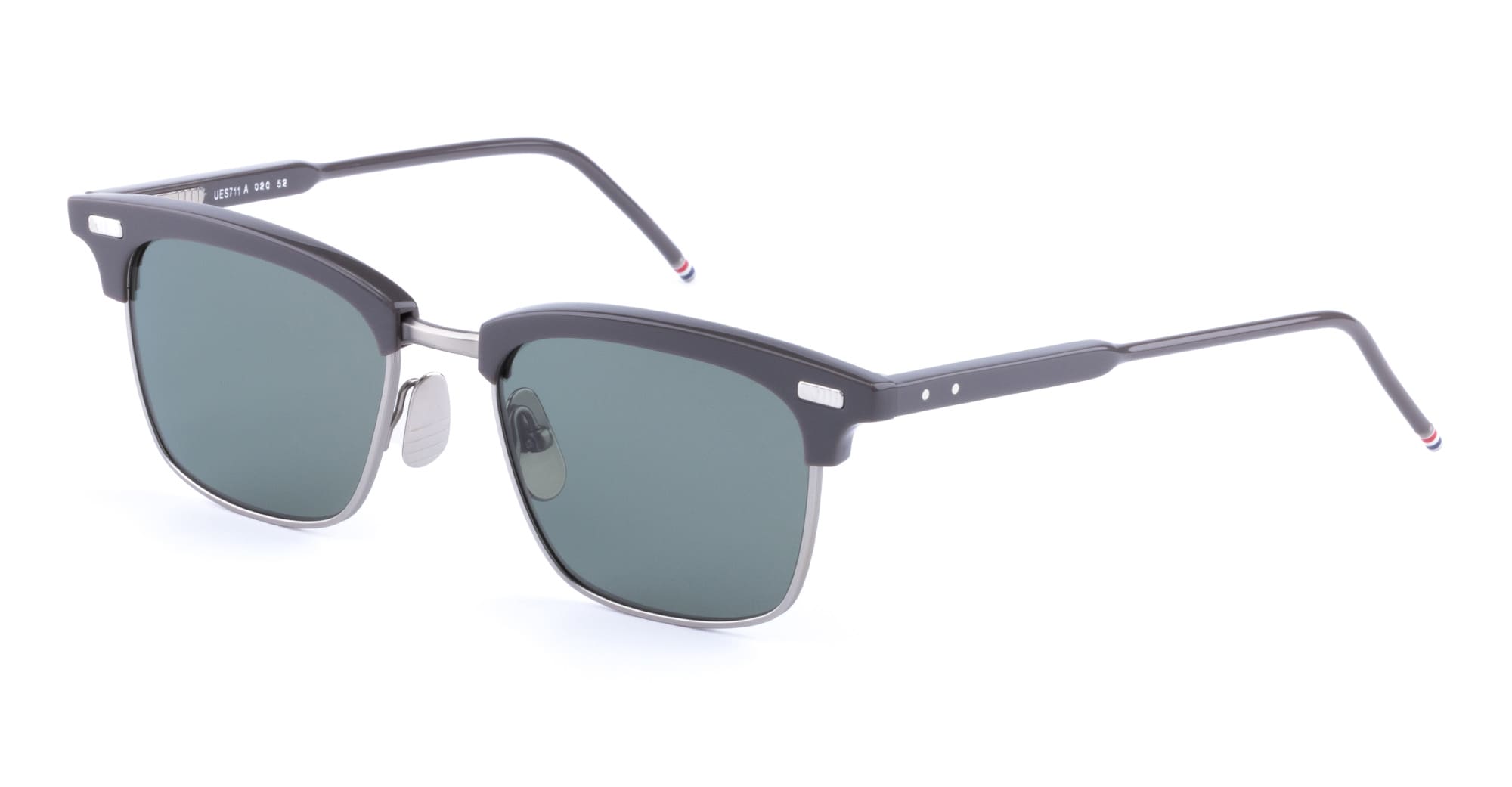 Ottica Mondello Roma - Thom Browne - UES711A-G0003-020-52 - RECTANGULAR / GREY - Acetate - shape  - grey - EYEWEAR - SUNGLASSES - Uomo,Men - lens  - Made In Japan