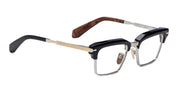 Ottica Mondello Roma - Jacques Marie Mage - JMMILRX-10A - ALIN - NOIR X RX - Acetate, titanium - shape Clubmaster - Black - EYEWEAR - EYEGLASSES - Unisex,Uomo,Donna,Women,Men - lens Clear - Made In Japan