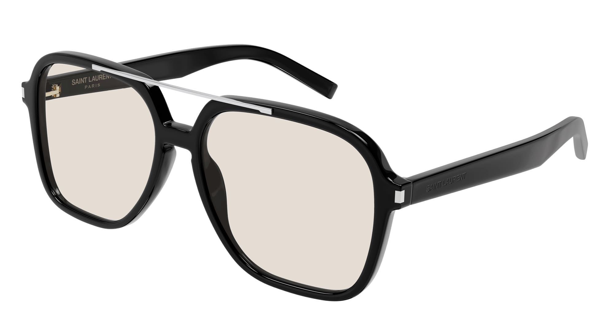 Ottica Mondello Roma - Saint Laurent - 30013535001 - SL 545-001 - BLACK - Recycled acetate - shape  - Black - EYEWEAR - SUNGLASSES - Donna,Women - lens Clear - Made In Italy