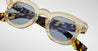 Ottica Mondello Roma - Jacques Marie Mage - JMMDU-10Y3 - DECADE COLLECTION: DEVAUX - DUN - Acetate - shape Panto - grey - EYEWEAR - SUNGLASSES - Uomo,Men - lens Blue - Made In Japan