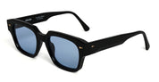 Ottica Mondello Roma - Ahlem - AHL.000936.SUN - Rivoli - Black / Sky Blue Lens - Acetate - shape Squared - Black - EYEWEAR - SUNGLASSES - Unisex,Uomo,Donna,Women,Men - lens Blue - Made In France