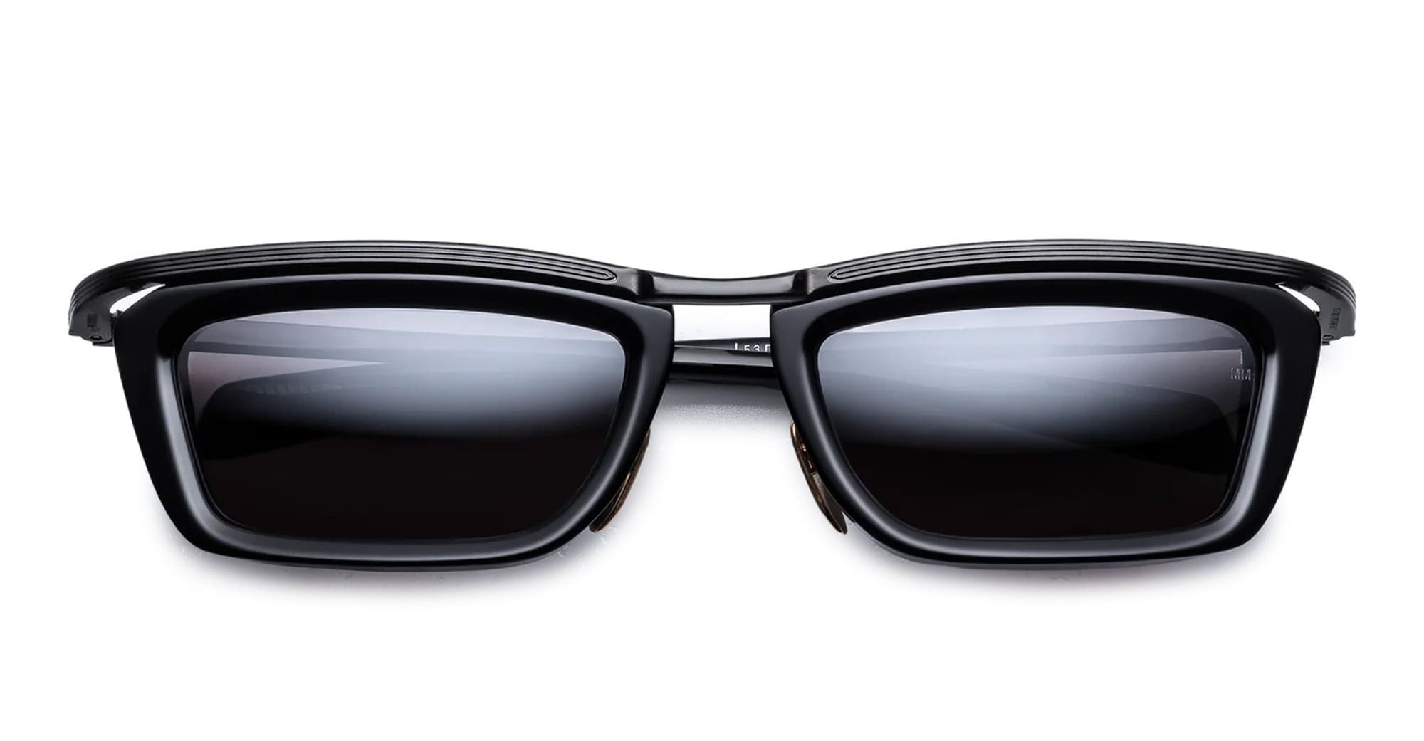 Ottica Mondello Roma - Jacques Marie Mage - JMMGAS-K22 - GASPARD - VANTA - Acetate, titanium - shape Rectangular - Black - EYEWEAR - SUNGLASSES - Unisex,Uomo,Donna,Women,Men - lens Black - Made In Japan