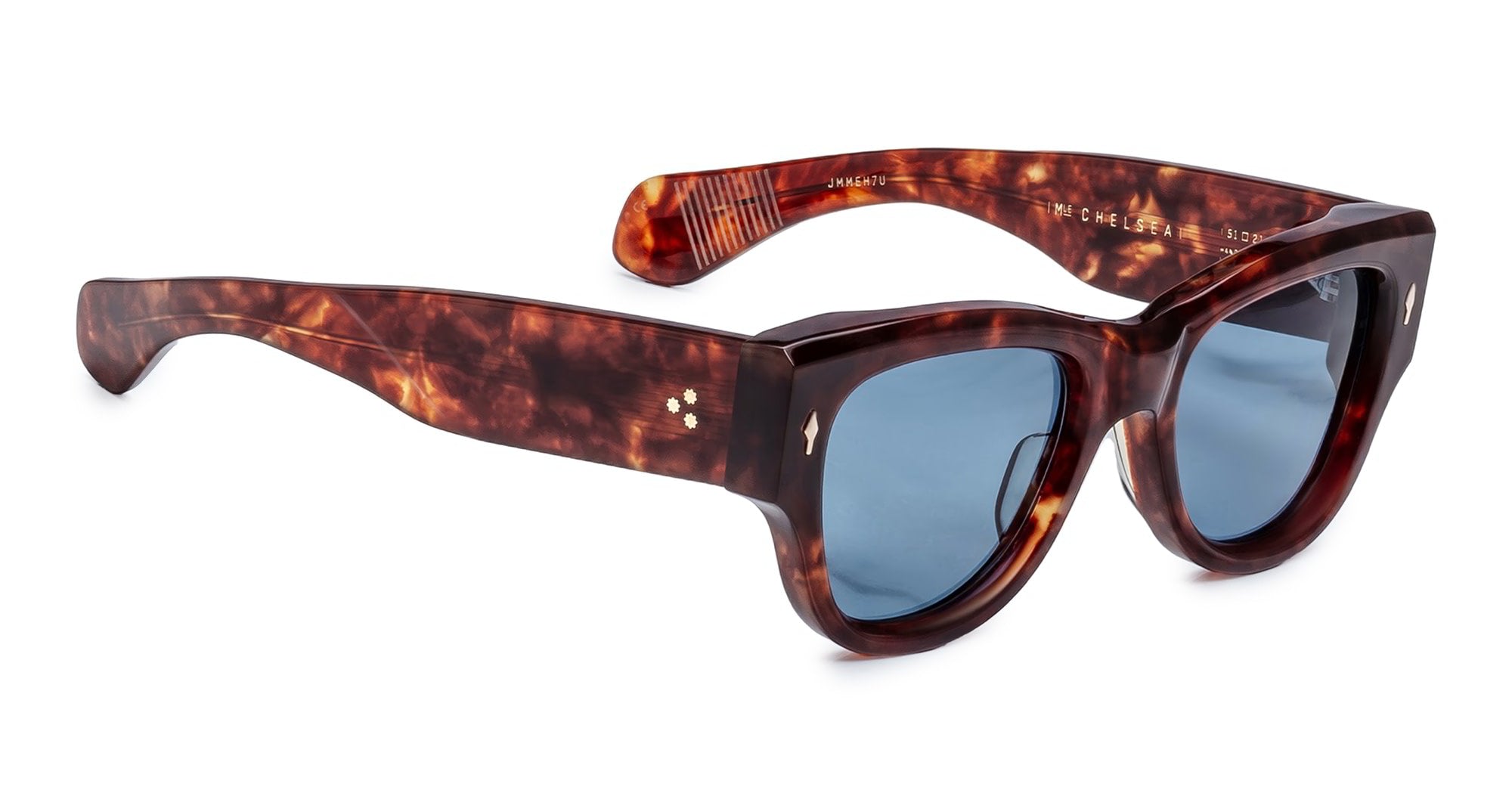 Ottica Mondello Roma - Jacques Marie Mage - JMMEH-7U - CHELSIE - BRECCIA - Acetate - shape  - Havana - EYEWEAR - SUNGLASSES - Unisex,Uomo,Donna,Women,Men - lens  - Made In Japan
