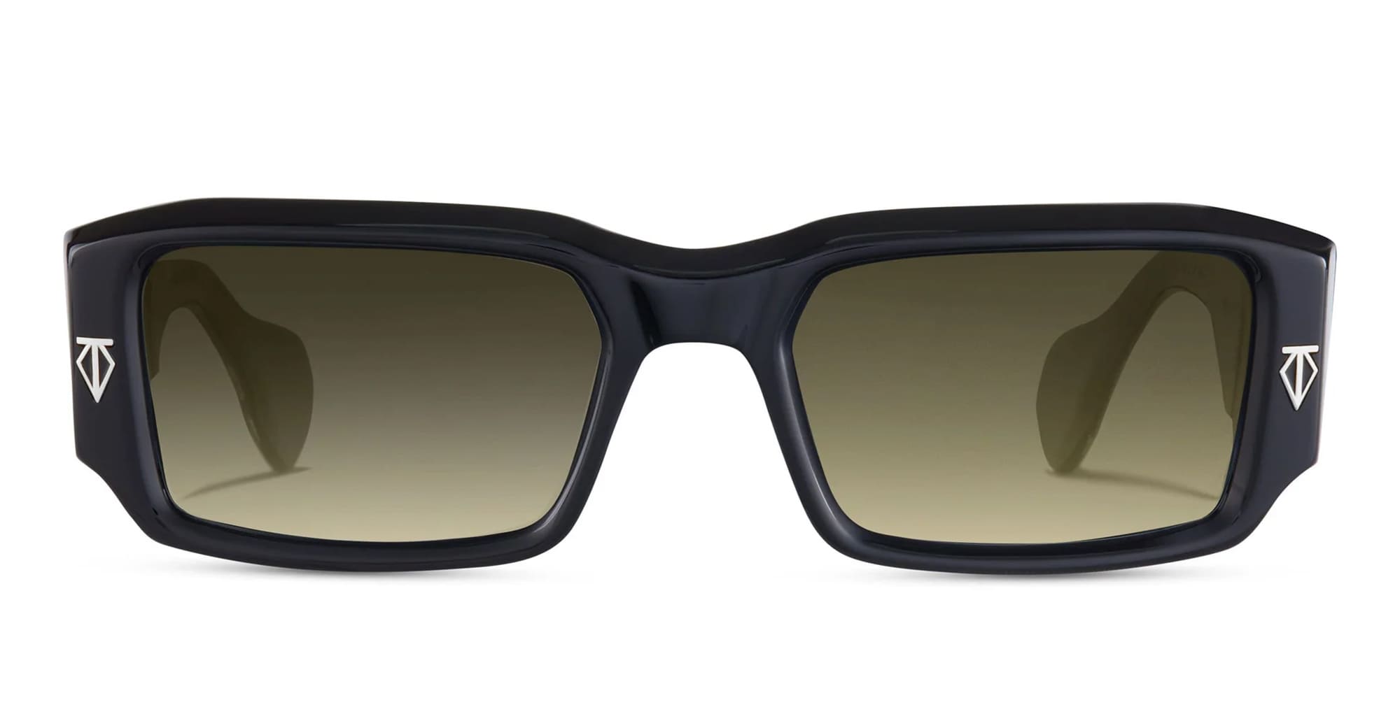 Ottica Mondello Roma - T HENRI - RAS - ROSSI - SHADOW II - Acetate - shape Rectangular - Black - EYEWEAR - SUNGLASSES - Unisex,Uomo,Donna,Women,Men - lens Gradient brown - Made In Japan