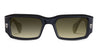 Ottica Mondello Roma - T HENRI - RAS - ROSSI - SHADOW II - Acetate - shape Rectangular - Black - EYEWEAR - SUNGLASSES - Unisex,Uomo,Donna,Women,Men - lens Gradient brown - Made In Japan