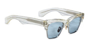 Ottica Mondello Roma - Jacques Marie Mage - JMMUB-14Q - BUGSY - BRUT - Acetate, titanium - shape Clubmaster - transparent beige - EYEWEAR - SUNGLASSES - Unisex,Uomo,Donna,Women,Men - lens Blue - Made In Japan