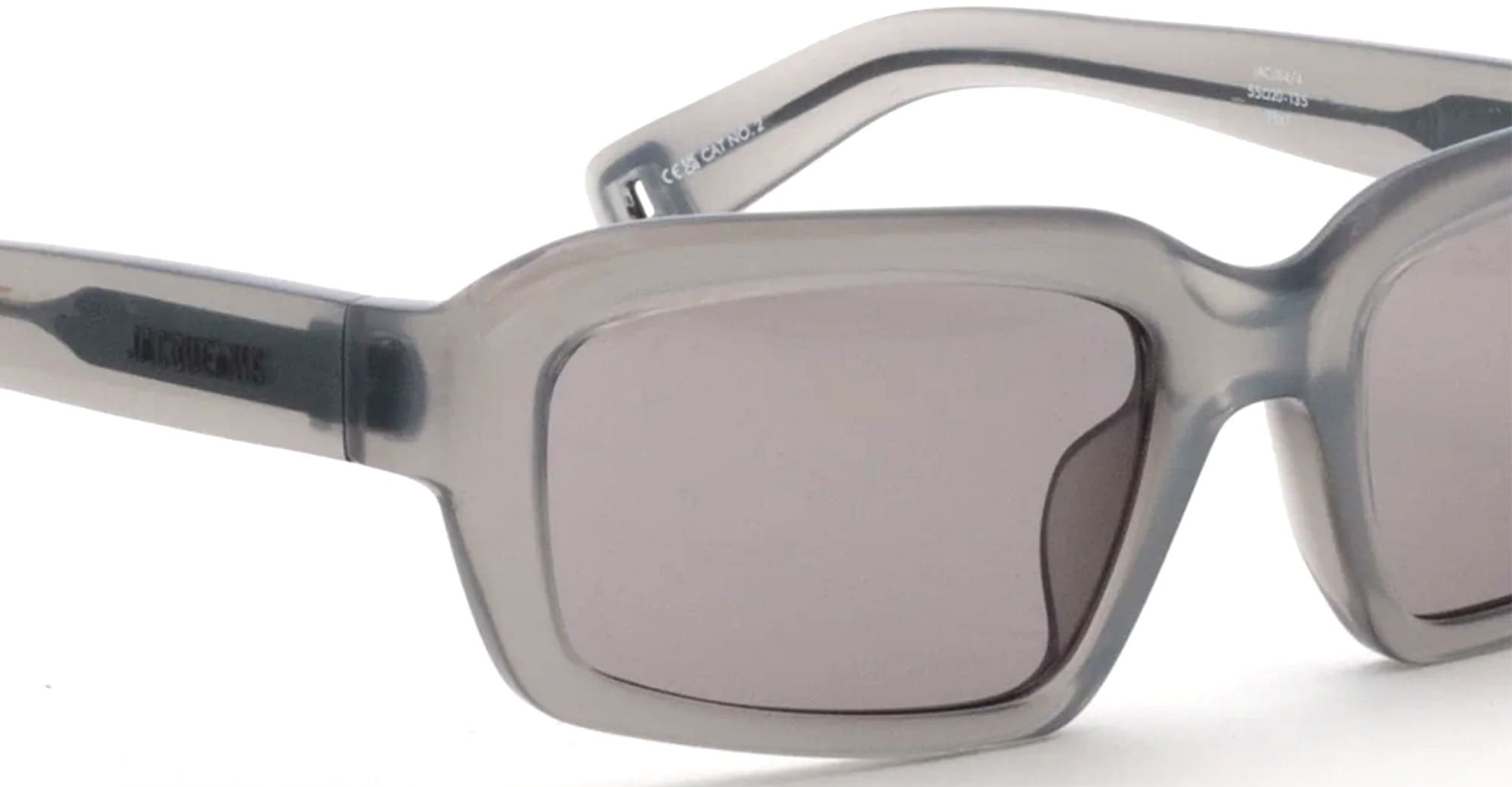 Ottica Mondello Roma - Jacquemus - JAC64C4SUN - MARINO - METALLIN GREY / GREY LENS - Acetate - shape Rectangular - grey - EYEWEAR - SUNGLASSES - Unisex,Uomo,Donna,Women,Men - lens Grey - Made In Japan
