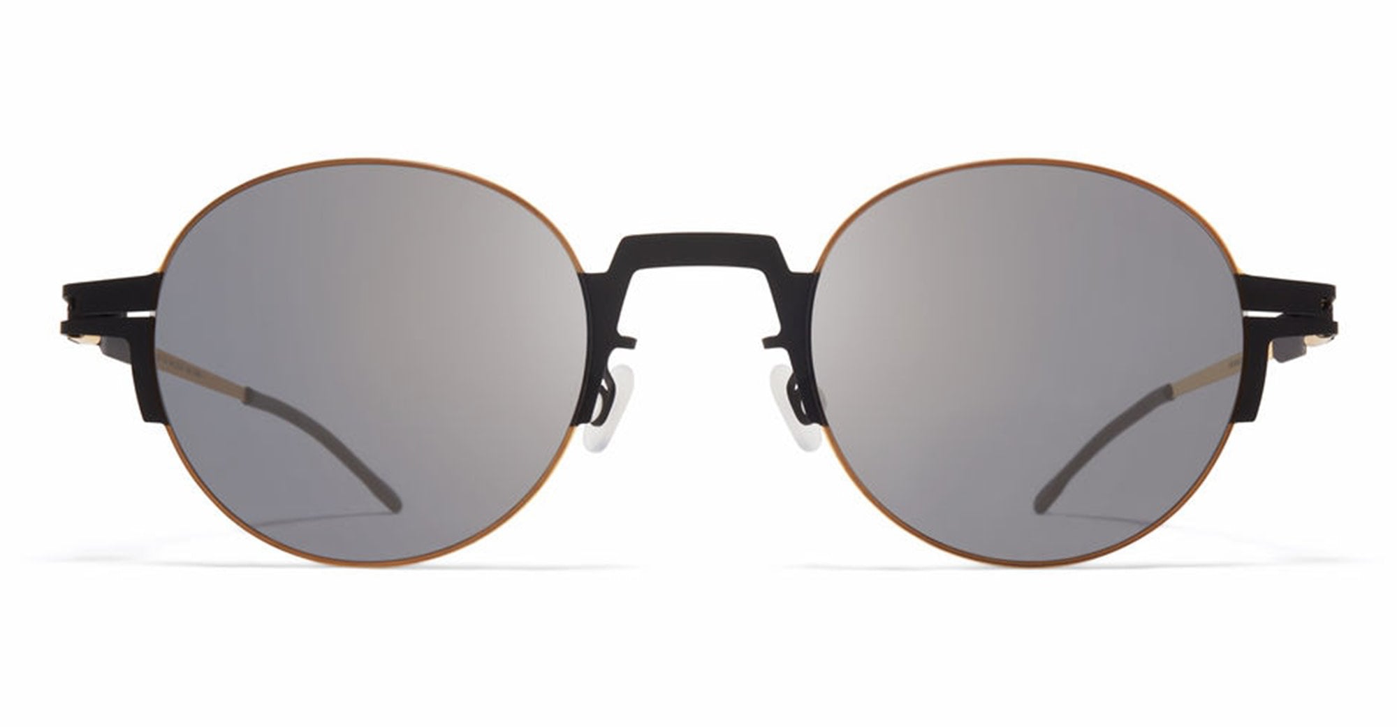  Light gold Lens - stainless steel - shape  - Black, gold - EYEWEAR - SUNGLASSES - Unisex,Uomo,Donna,Women,Men - lens  - Made In Germany