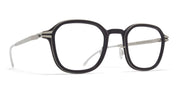 Ottica Mondello Roma - Mykita - 10066821 - FIR MH49 - Black / Matte Silver RX - stainless steel - shape Squared - black, silver - EYEWEAR - EYEGLASSES - Unisex,Uomo,Donna,Women,Men - lens Clear - Made In Germany