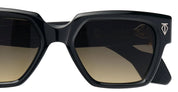 Ottica Mondello Roma - T HENRI - UAB - UTOPIA - SHADOW II - Acetate - shape Squared - Black - EYEWEAR - SUNGLASSES - Unisex,Uomo,Donna,Women,Men - lens Gradient brown - Made In Japan