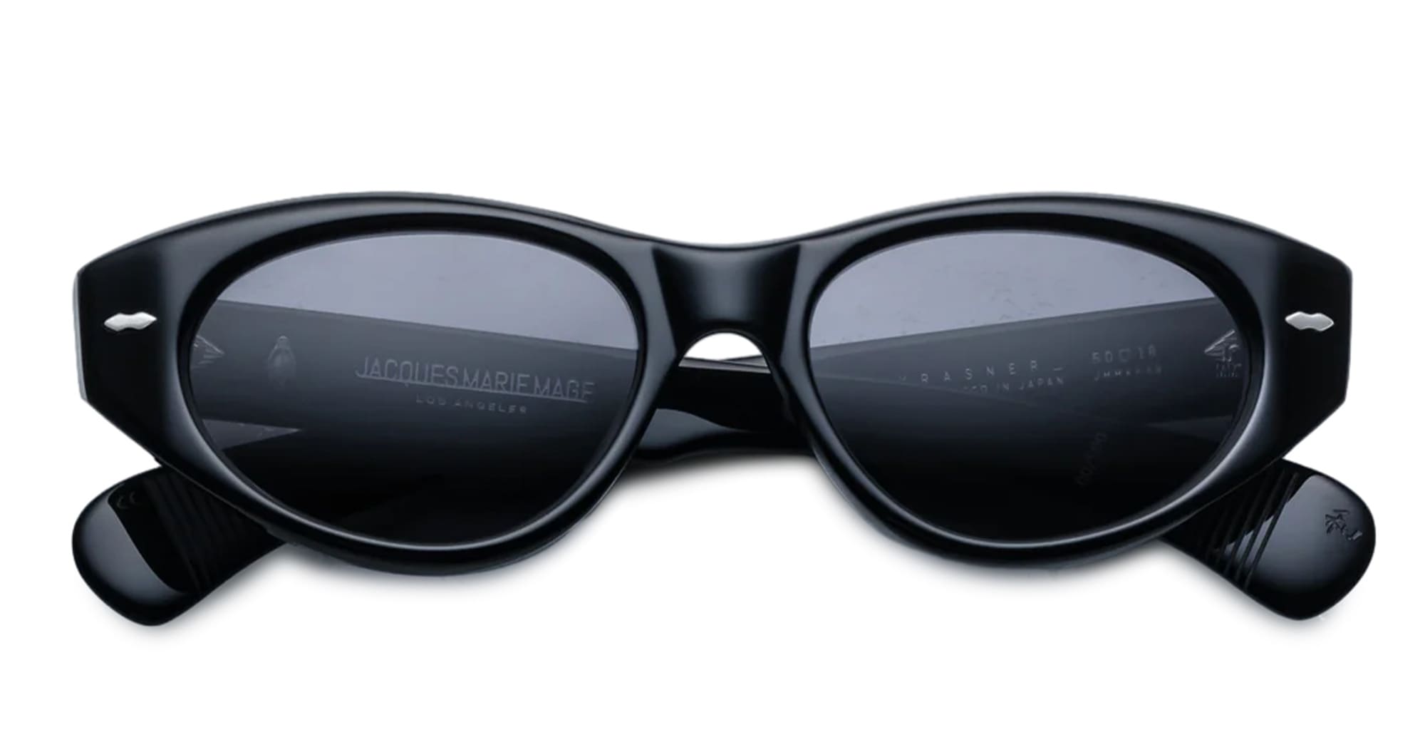 Ottica Mondello Roma - Jacques Marie Mage - JMMKR-88 - KRASNER - BLACK - Acetate - shape Cat-eye - Black - EYEWEAR - SUNGLASSES - Donna,Women - lens jet black - Made In Japan