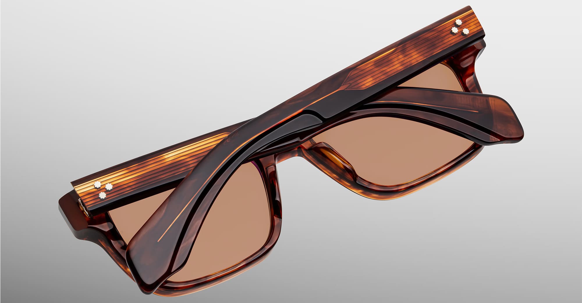 Ottica Mondello Roma - Jacques Marie Mage - JMMMLX-18P - MOLINO 55 - BOURBON - Acetate - shape Rectangular - Havana - EYEWEAR - SUNGLASSES - Unisex,Uomo,Donna,Women,Men - lens Brown - Made In Japan
