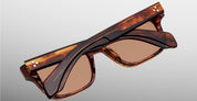 Ottica Mondello Roma - Jacques Marie Mage - JMMMLX-18P - MOLINO 55 - BOURBON - Acetate - shape Rectangular - Havana - EYEWEAR - SUNGLASSES - Unisex,Uomo,Donna,Women,Men - lens Brown - Made In Japan