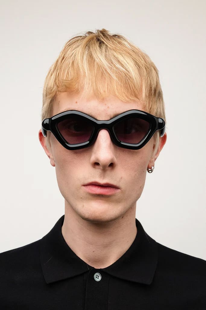 Ottica Mondello Roma - Paloceras - SB-DX - PEBBLE - Shadow Black DX - Acetate - shape  - Black - EYEWEAR - SUNGLASSES - Unisex,Uomo,Donna,Women,Men - lens  - Made In China