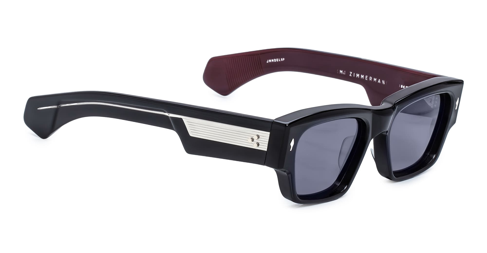 Ottica Mondello Roma - Jacques Marie Mage - JMMDEL-6P - ZIMMERMANN - BLOODSTONE - Acetate - shape  - burgundy, black - EYEWEAR - SUNGLASSES - Unisex,Uomo,Donna,Women,Men - lens  - Made In Japan