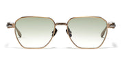 Ottica Mondello Roma - John Dalia - RICHY-C441 - RICHY - C441 - Brushed Bronze / Ruthenium - Metal - shape Panto - bronze brown - EYEWEAR - SUNGLASSES - Unisex,Uomo,Donna,Women,Men - lens Gradient green - Made In France