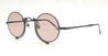 Ottica Mondello Roma - Matsuda - 10601H.SG.RTM.45 - 10601H - RUTHENIUM / CAFE PINK - Titanium - shape Round - dark grey - EYEWEAR - SUNGLASSES - Uomo,Men - lens Pink - Made In Japan